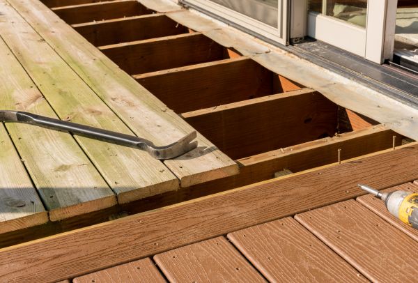 Cost of Old Deck Repair in Fenton