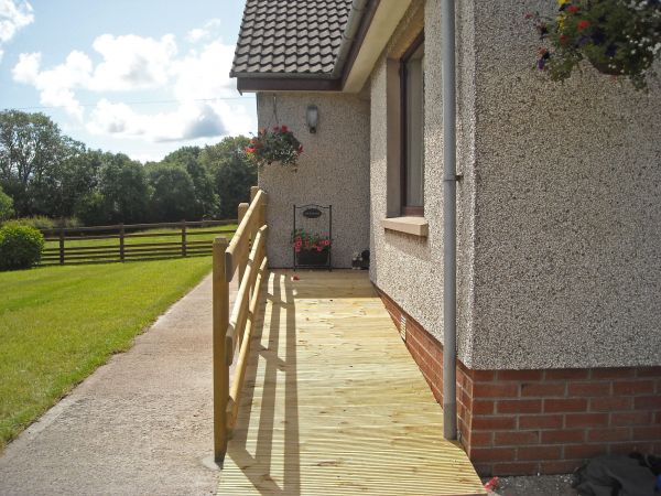 Cost of Hardwood Ramp Installation in Fenton