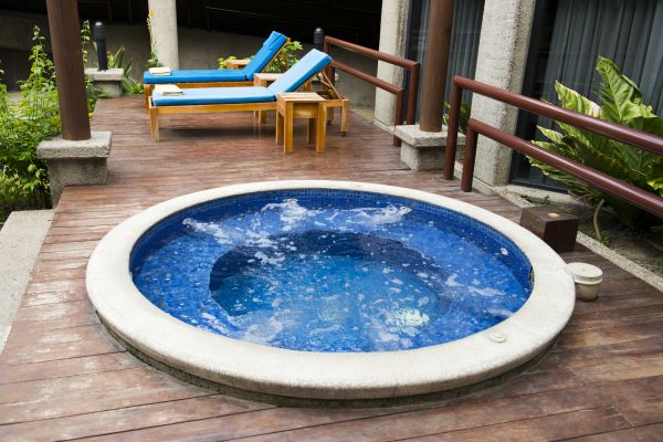 Hot Tub Deck Construction in Fenton