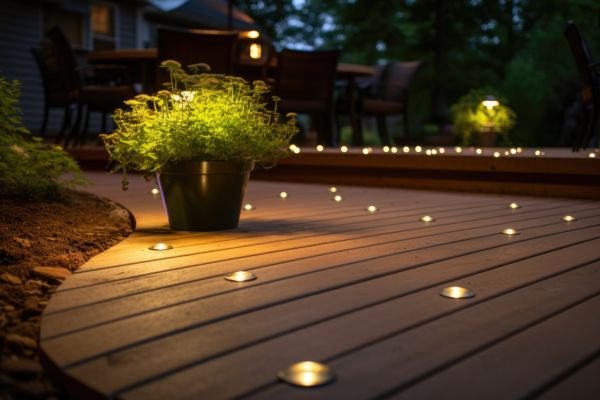 Ground Level Deck Construction in Fenton
